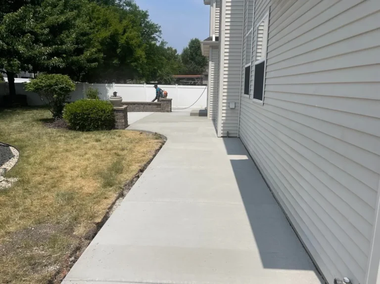 concrete walkway