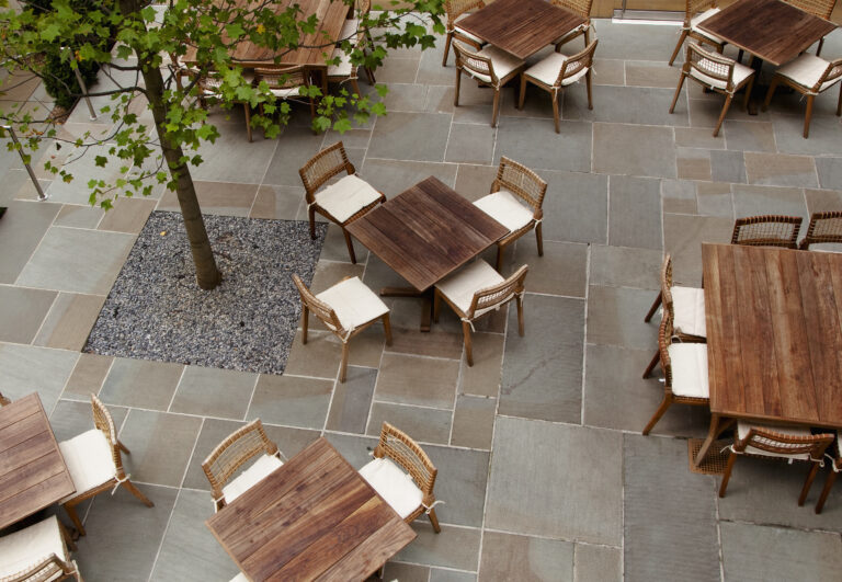 Outdoor Dining Area Decorative Concrete Commercial Concrete
