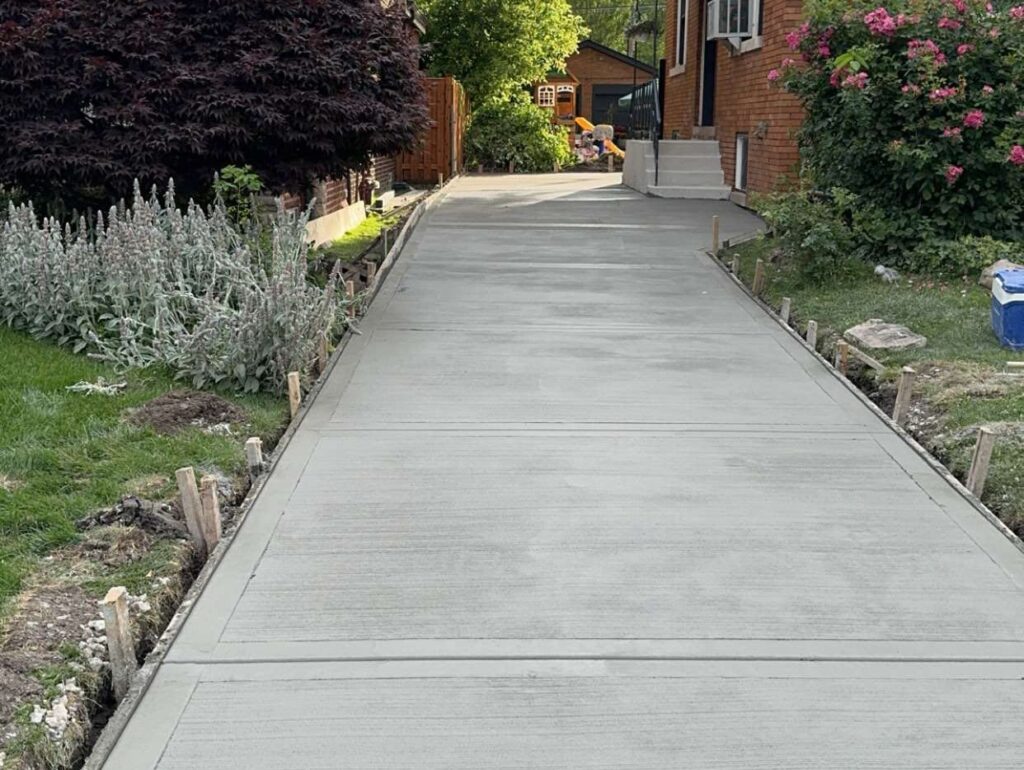 concrete walkway